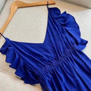 Annelore silk flutter trim dress Size 6